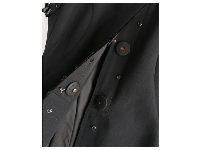 Abrigo de reloj de arena con manga de cuentas de Nina Ricci Negro - vista 5