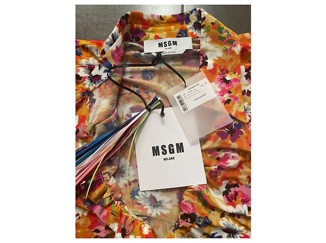 Blusa Msgm de Viscose Multicor - vista 2