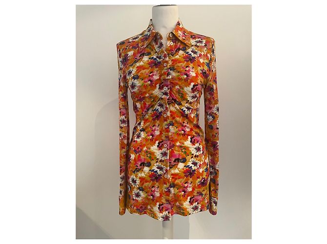 Blusa Msgm de Viscose Multicor - vista 5