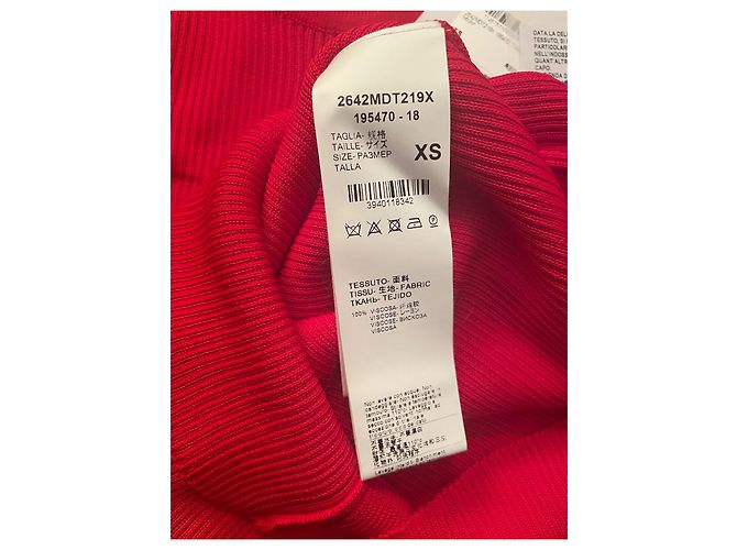 Top Msgm Vermelho de Viscose - vista 3