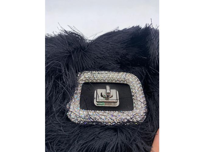Borse Roger Vivier T. Pelliccia sintetica Nero - vista 3