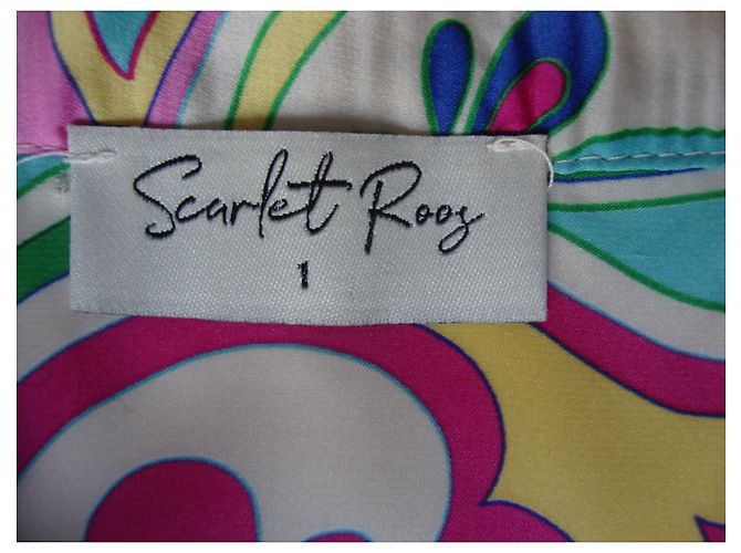 Scarlett Roos Blumenkleid mehrfarbig aus Polyester Mehrfarben - Ansicht 3