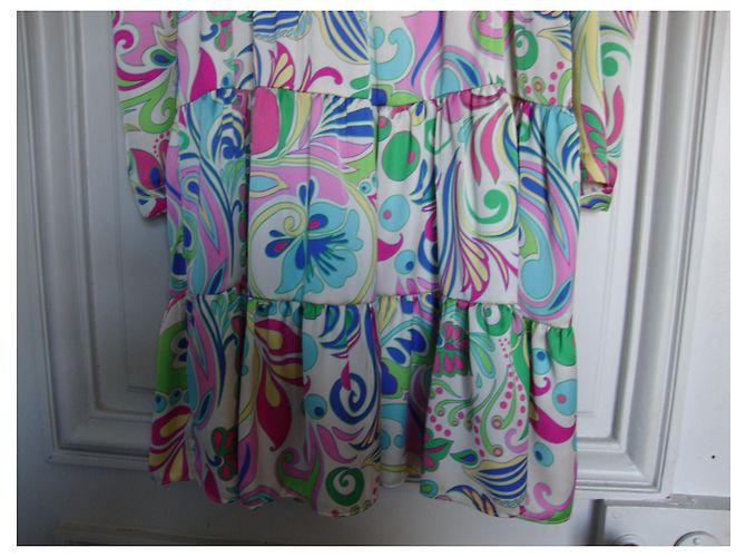 Scarlett Roos Blumenkleid mehrfarbig aus Polyester Mehrfarben - Ansicht 5