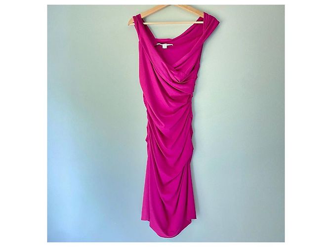 Diane Von Furstenberg Vestido rosa sin mangas Bentley de DvF - vista 3