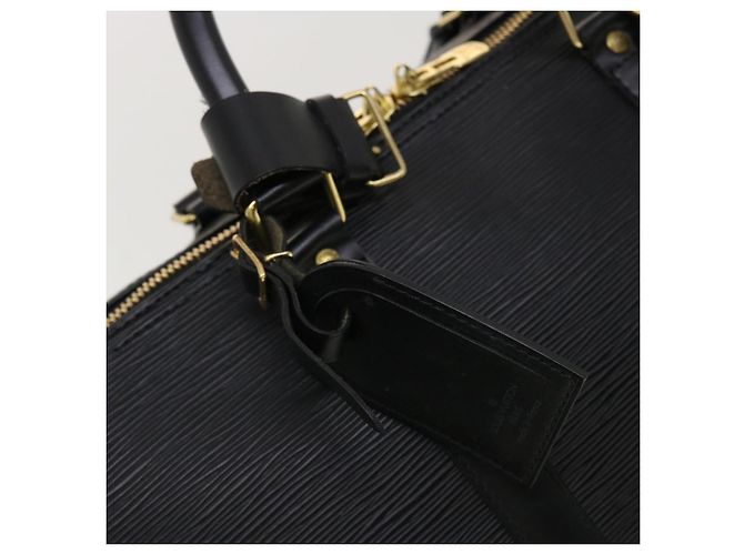 Louis Vuitton Epi Keepall 50 Bolsa Boston Noir M42962 Autenticação de LV 40724 Preto - vista 10