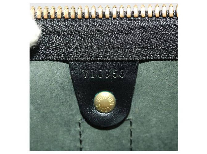 Louis Vuitton Epi Keepall 50 Bolsa Boston Noir M42962 Autenticação de LV 40724 Preto - vista 12