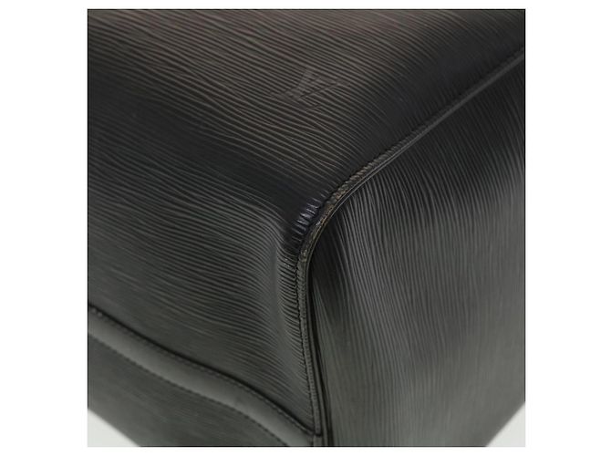 Louis Vuitton Epi Keepall 50 Bolsa Boston Noir M42962 Autenticação de LV 40724 Preto - vista 16