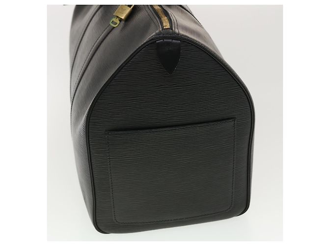 Louis Vuitton Epi Keepall 50 Bolsa Boston Noir M42962 Autenticação de LV 40724 Preto - vista 3