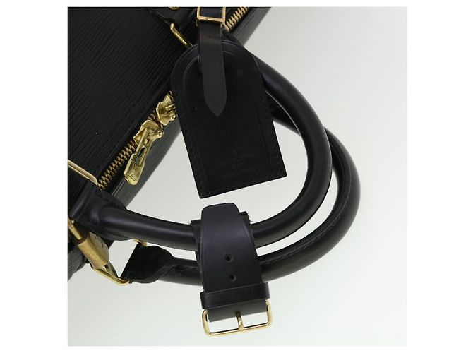 Louis Vuitton Epi Keepall 50 Bolsa Boston Noir M42962 Autenticação de LV 40724 Preto - vista 7