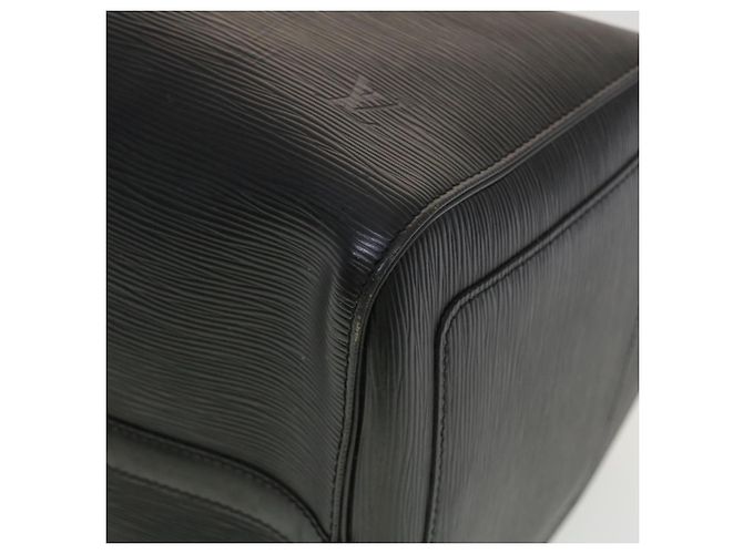Louis Vuitton Epi Keepall 50 Bolsa Boston Noir M42962 Autenticação de LV 40724 Preto - vista 8
