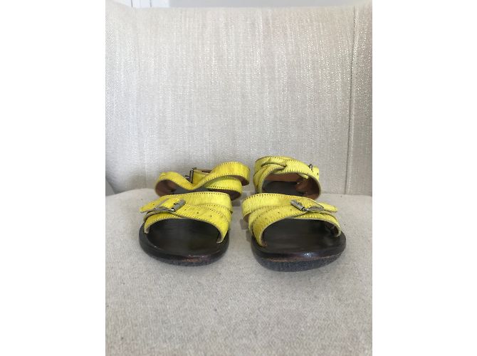 Sandali MARNI T.EU 37 Pelle Giallo - vista 3