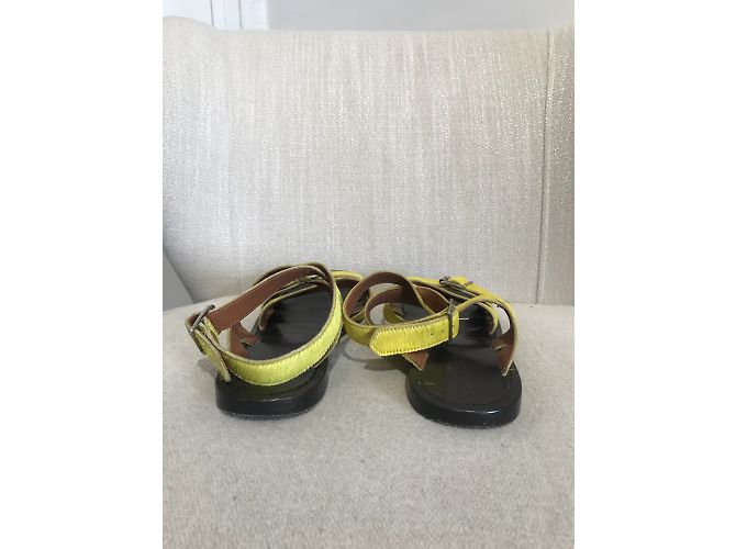 Sandali MARNI T.EU 37 Pelle Giallo - vista 5