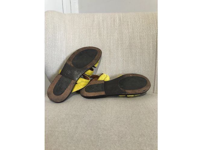 Sandali MARNI T.EU 37 Pelle Giallo - vista 7