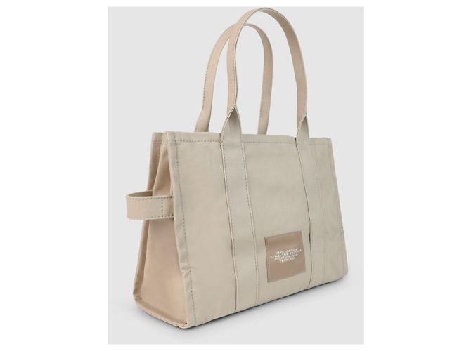 Borsa tote Marc Jacobs in tessuto crema Crudo - vista 2