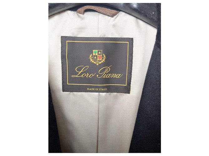 Loro Piana Black Storm System Kaschmirmantel Schwarz - Ansicht 5
