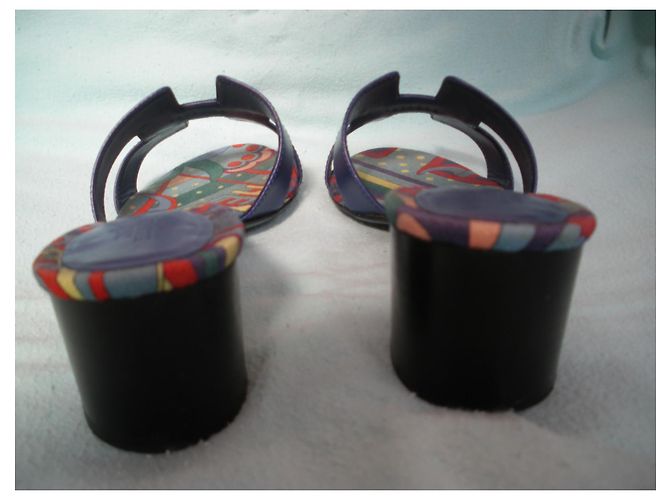 Hermès Sandalen Marineblau - Ansicht 5