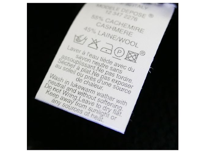 Céline Jersey de mezcla de cachemir pintado metalizado de Celine x Michael Kors Negro - vista 6