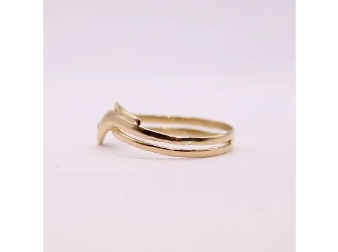 Autre Marque Anello serpente in oro giallo 18 carati e zaffiro periodo Napoleone III Blu Gold hardware - vista 6