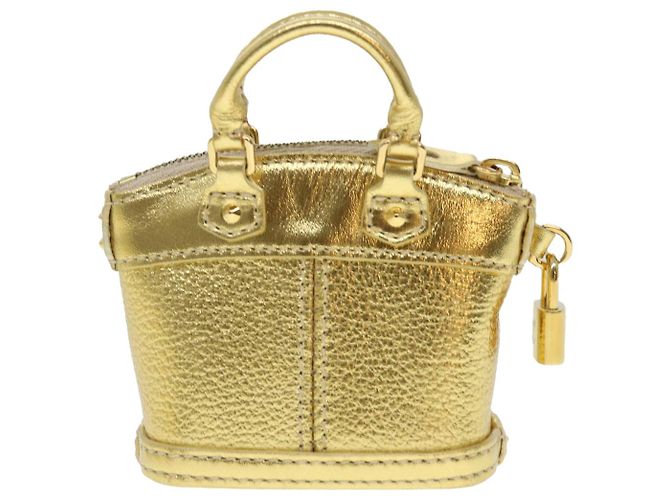 LOUIS VUITTON Mini ciondolo per borsa Lockit Suhari Gold LV Auth 40704alla D'oro - vista 2