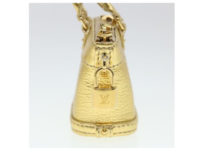 LOUIS VUITTON Mini ciondolo per borsa Lockit Suhari Gold LV Auth 40704alla D'oro - vista 4