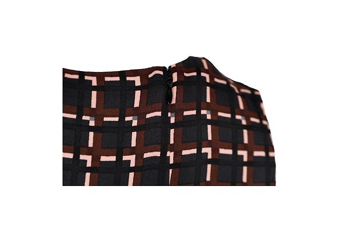 Vestido Estampado A Cuadros Marni Multicolor - vista 4
