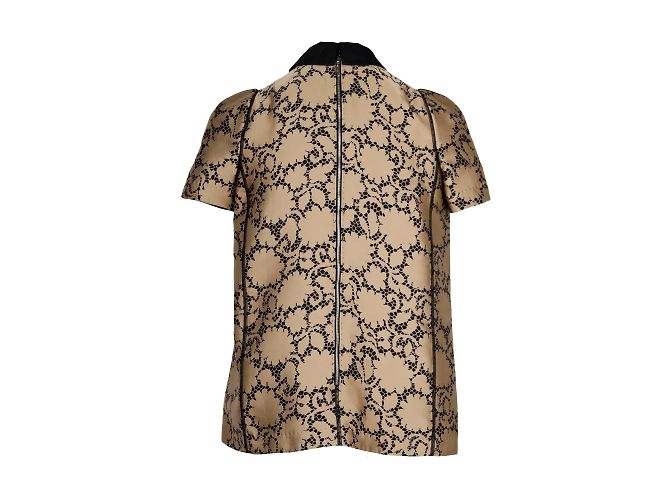 Top estampado con cuello de Louis Vuitton Multicolor - vista 2
