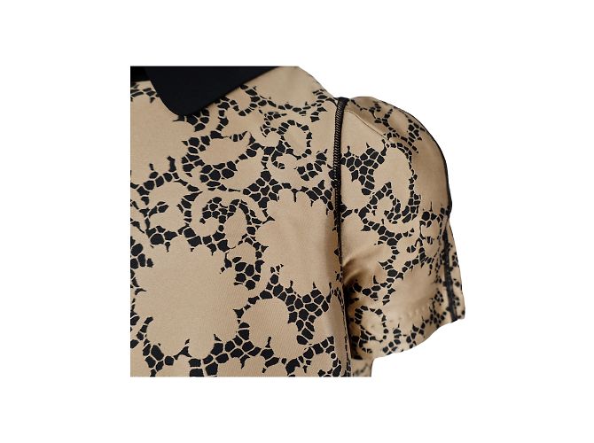 Top estampado con cuello de Louis Vuitton Multicolor - vista 4
