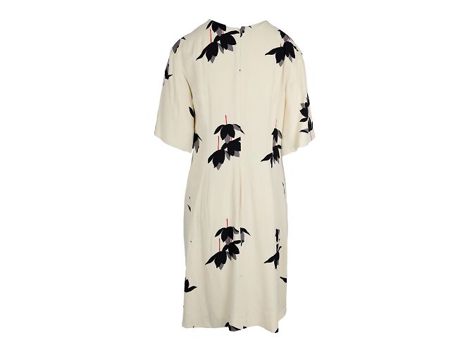 Vestido extragrande con estampado de flores de Marni Crudo - vista 2