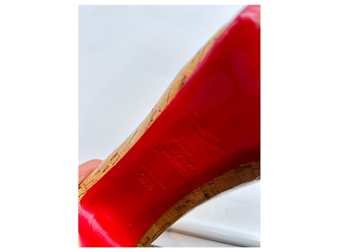 CHARLOTTE OLYMPIA  Tacchi EU 38.5 Tessuto Rosso - vista 4