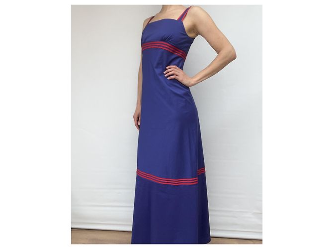 Autre Marque Vestido Stefanel de algodón azul - vista 5