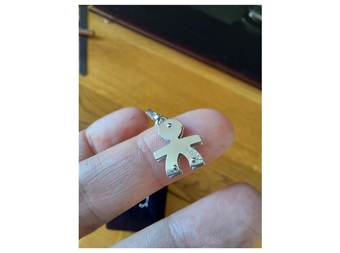 Autre Marque Collana Le Bébé in oro bianco e diamanti GVS Argento - vista 3
