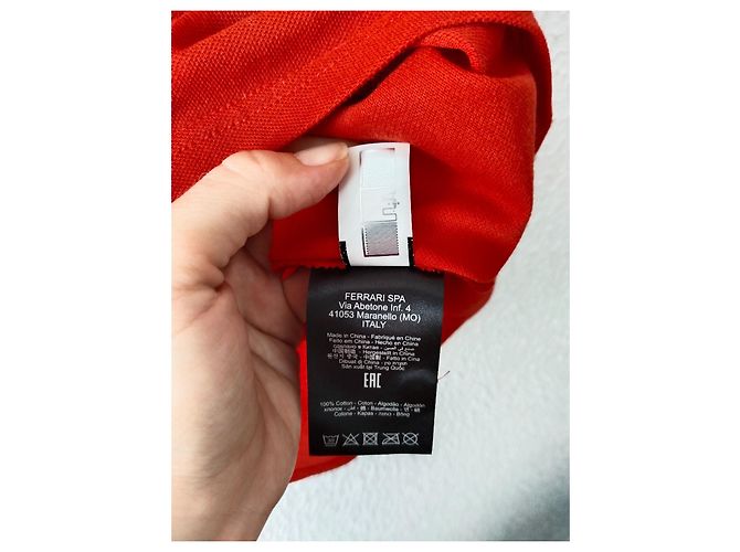 Autre Marque Top de algodón rojo Scuderia Ferrari Roja - vista 3