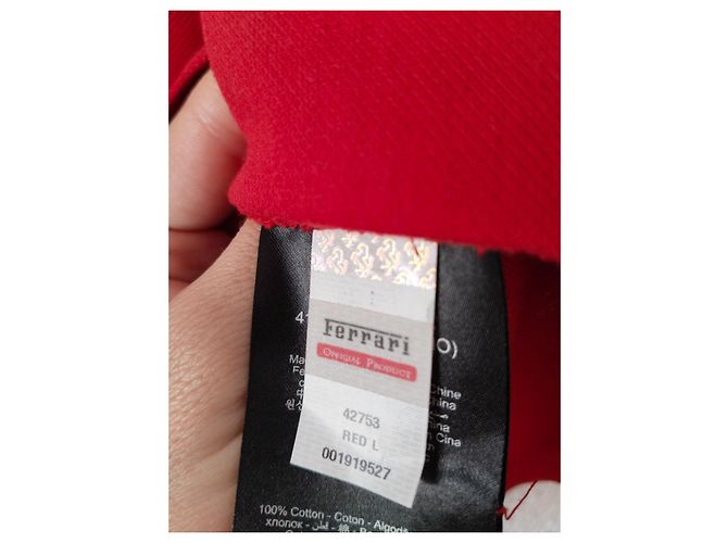 Autre Marque Top de algodón rojo Scuderia Ferrari Roja - vista 4