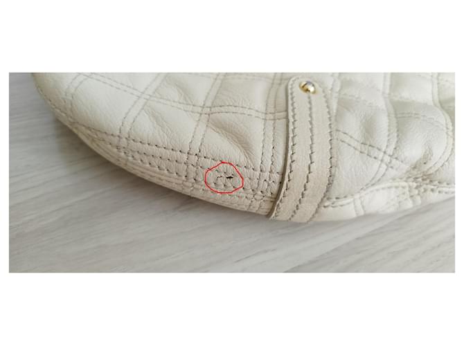 Borsa Marc Jacobs in pelle beige - vista 10