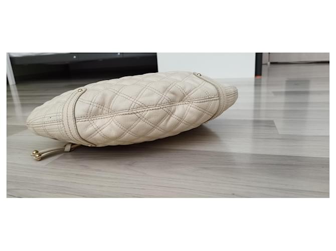 Borsa Marc Jacobs in pelle beige - vista 6
