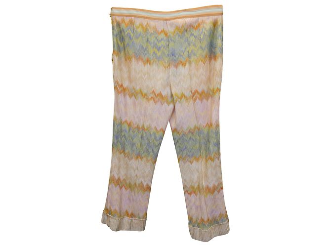 Culotte Missoni Zig Zag in rayon multicolor Pesca - vista 2