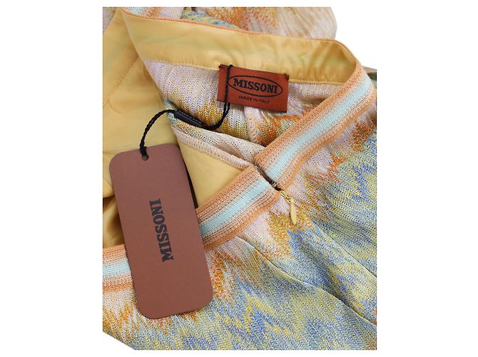 Culotte Missoni Zig Zag in rayon multicolor Pesca - vista 3