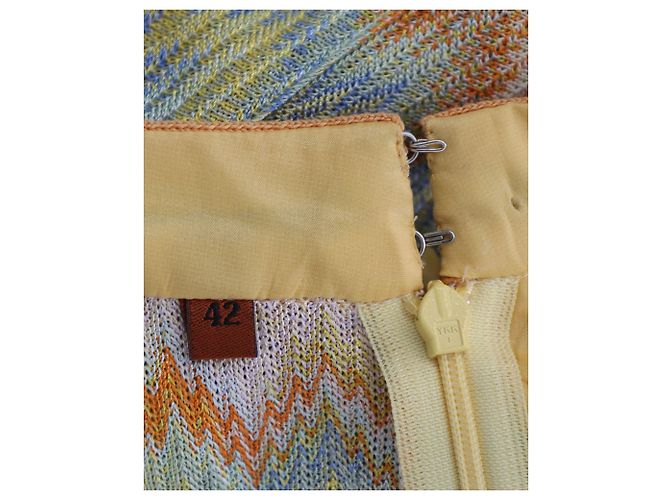 Culotte Missoni Zig Zag in rayon multicolor Pesca - vista 4