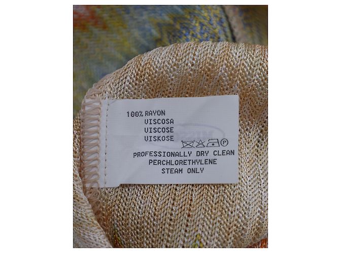 Culotte Missoni Zig Zag in rayon multicolor Pesca - vista 6