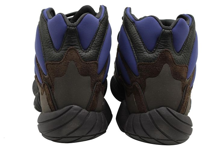 Sneakers Yeezy 500 High in Tyrian Multicolor Synthetic Multicolore - vista 4