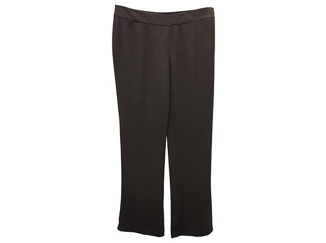 Giorgio Armani Conjunto de Terno Abotoado em Viscose de Poliéster Marrom - vista 9