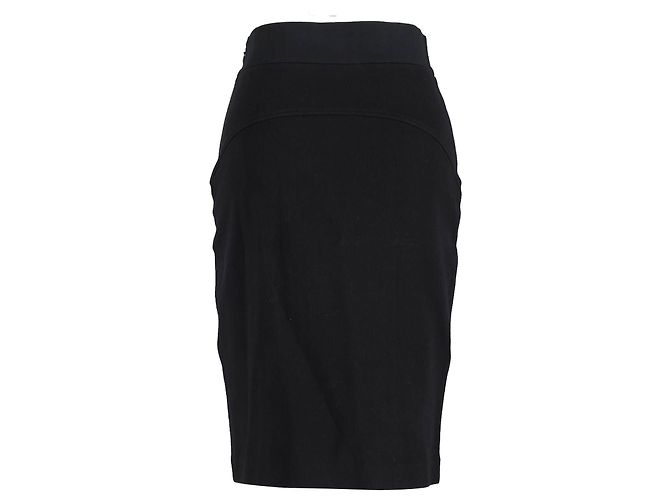 Gonna aderente Diane Von Furstenberg in cotone nero - vista 3