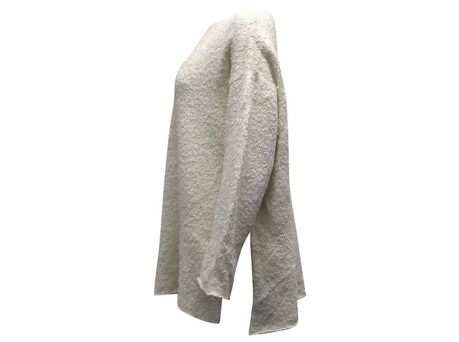 Übergroßer Pullover von Marques Almeida aus cremefarbenem Leinen - Ansicht 3