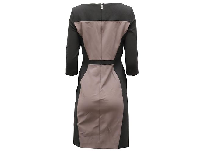 Escada 3/4 Ärmelkleid aus schwarzem Polyester - Ansicht 2