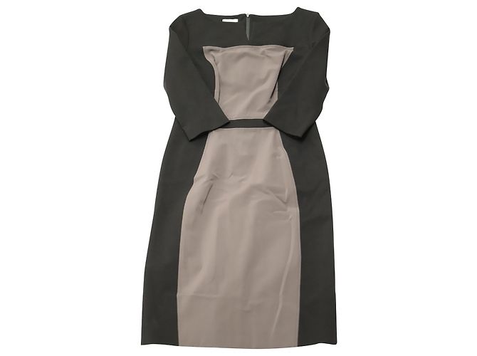 Escada 3/4 Ärmelkleid aus schwarzem Polyester - Ansicht 3