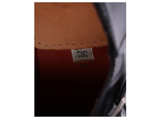 Mocassini Monk Strap di Acne Studios in pelle nera - vista 8