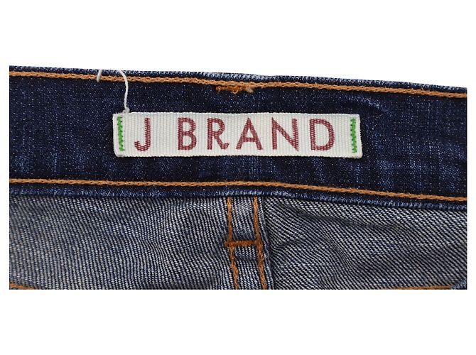 Vaqueros pitillo de tiro medio de J Brand en denim de algodón azul - vista 3