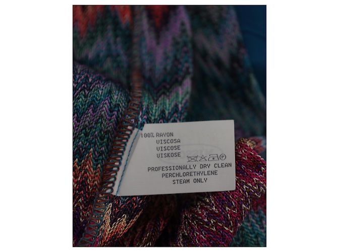 Culotte Missoni Zig Zag in rayon multicolor - vista 5