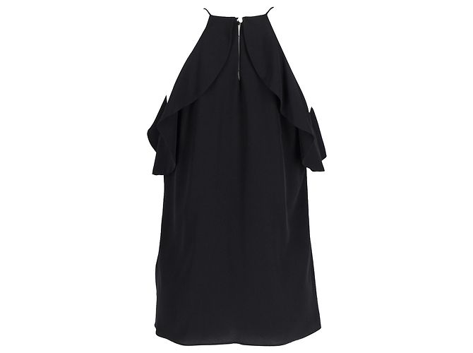 Zimmermann Ruffled Blouse in Black Silk - view 3