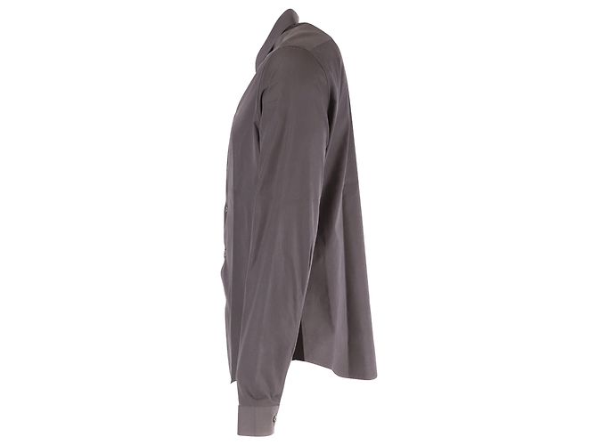 Camisa de manga comprida Balenciaga em algodão preto - vista 2